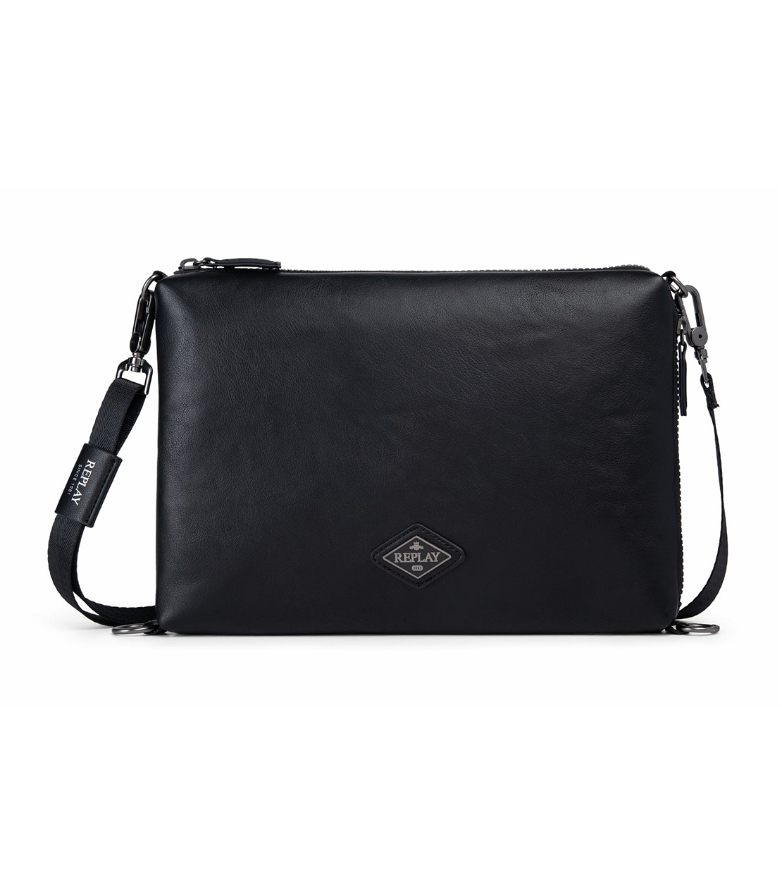 シンセティックジップスクエアーサコッシュ 詳細画像 ブラック 1